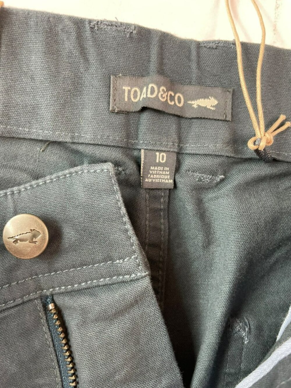 Toad & Co Adventure Ready Khaki Pants Women's Sz 10 NWT - Picture 6 of 9
